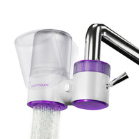 Vortopt Faucet Water Filter,360° Rotary Kitchen Faucet Filter with Carbon Block Filter, 350 Gallon NSF Certified Agua Purifier,can Reduce 99% Chlorine,Improve Taste, Drinking Water Filter,T10