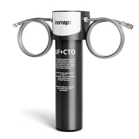 Q5-UF 0.01μm Under Sink Water Filter System , 19000 Galloons Large Flow Flux, Reduces PFAS, PFOA/PFOS, Retains Mineral Material, Vortopt - Vortopt