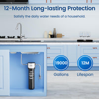 Replacement Filter for Q5-C2 & Q6-C2 Under Sink Water Filter System,Vortopt